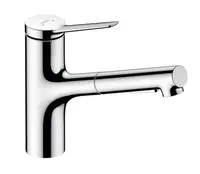 Hansgrohe Zesis M33 - Dřezová baterie 150, s výsuvnou sprškou, sBox lite, chrom 74803000