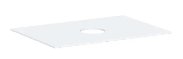 Hansgrohe Xevolos E - Deska pod umyvadlo, 78x55 cm, výřez uprostřed, matná bílá 54328700