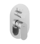 Ravak Eleganta - Batéria pod omietku, na 2 spotrebiče, chróm X070221