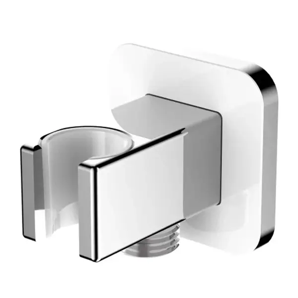 OMNIRES - Nástěnné kolínko s držákem, chrom/bílá 8815CRB