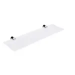 Nimco Bormo - Polička, délka 40 cm, matné sklo/chrom BR 11091B-40-26