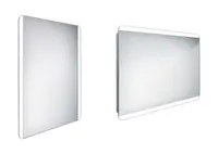 Nimco Zrcadla - Zrcadlo s LED osvětlením, 60x80 cm, hliník ZP 17002