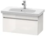 Duravit DuraStyle - Umyvadlová skříňka Compact, 40x73x37 cm, 1 zásuvka, lesklá bílá DS639902222