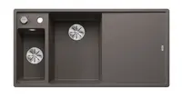 Blanco Axia III 6 - Silgranitový drez, 100x51 cm, s ovládaním odtoku a príslušenstvom, InFino, sivá 527226