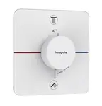 Hansgrohe ShowerSelect Comfort - Termostatická batéria pod omietku, na 2 spotrebiče, matná biela 15583700