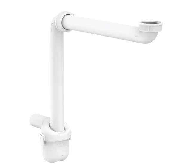 Hansgrohe Příslušenství - Umyvadlový sifon, úsporný, 32 mm, bílá 54235000