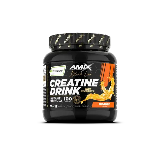 AMIX Black Line Creatine Creapure Powder Drink 350g, Cherry, 350g