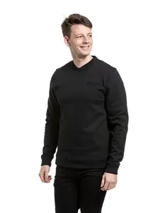 Meatfly pánská mikina Luke Crewneck Black | Černá | Velikost S