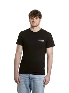 Meatfly pánské tričko Cosmic Black | Černá | Velikost L | 100% bavlna