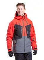 Meatfly pánská SNB & SKI bunda Cronos Ferrari Red/Dark Grey | Červená | Velikost S