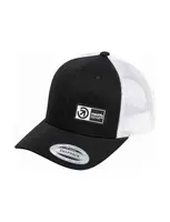 Meatfly kšiltovka MF View Trucker Brand Black/White | Černá | Velikost One Size