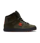 Dc shoes pánské zimní boty Pure High-Top WC Dusty Olive/Orange | Zelená | Velikost 11,5 US