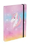 Dosky na školské zošity A4 Rainbow Unicorn