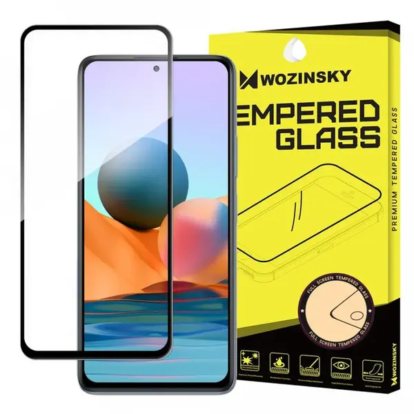 5D Tvrzené sklo pro Xiaomi Redmi Note 10 Pro, černé