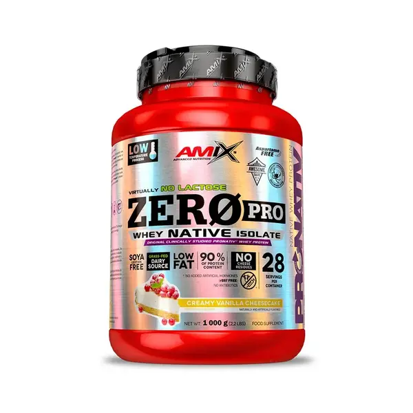 AMIX ZeroPro Protein, Vanilla, 1000g
