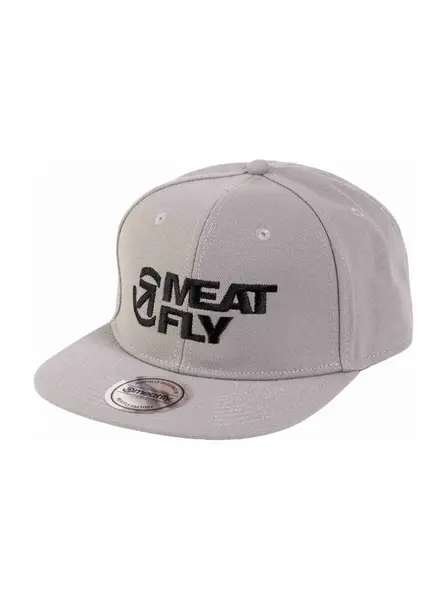Meatfly kšiltovka Ness Snapback Grey / Black Revital | Černá | Velikost One Size