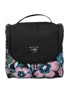 Meatfly toaletní taška Cara Pink Flowers | Růžová | Objem 6 L