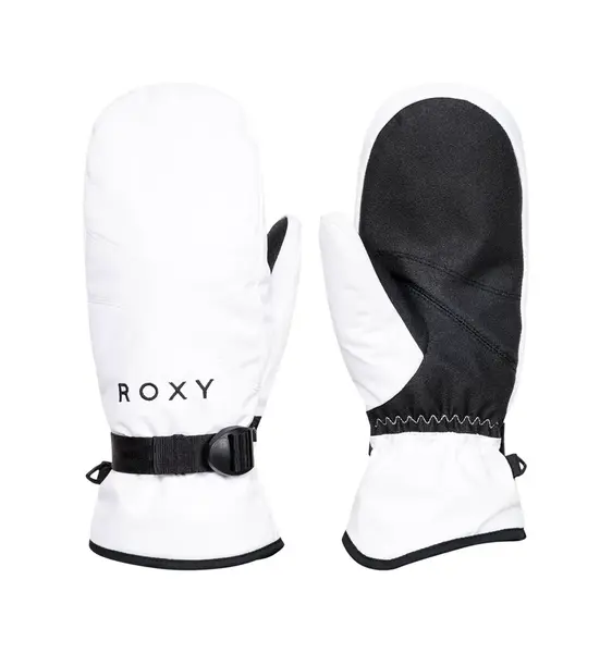 Roxy dámské rukavice Jetty Solid Bright White | Bílá | Velikost L