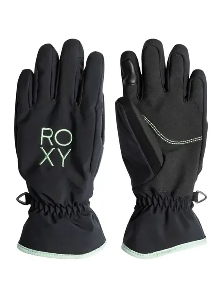Roxy dětské zimní rukavice Freshfield Girl Glov True Black | Černá | Velikost S