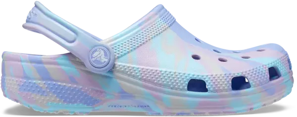 Dětské boty crocs classic marbled fialová 30-31