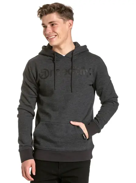 Pánská mikina meatfly mf logo tmavě šedá xxl
