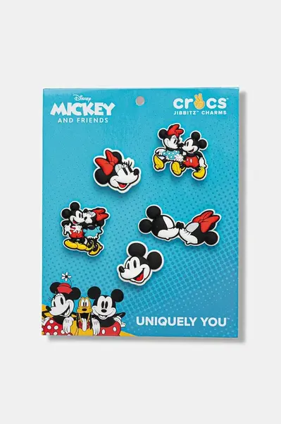 Detské odznaky na topánky Crocs Minnie Mickey Cute 5Pck 5-pak