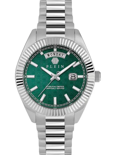 Philipp Plein Analógové hodinky  smaragdová / strieborná
