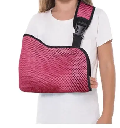 Záves na rameno sieťovinový O-1501, ružový, S