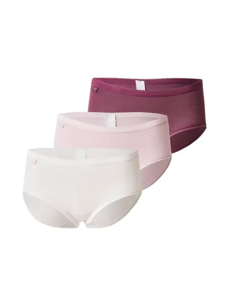 SLOGGI Nohavičky 'Basic+'  černicová / ružová / biela