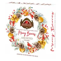 BASILUR Merry berry assorted I. černé a zelené čaje 40 sáčků