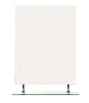 Sapho Wega - Zrcadlo 70x80 cm, s policí 60092-7