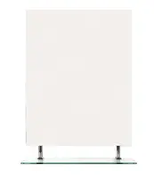 Sapho Wega - Zrcadlo 70x80 cm, s policí 60092-7