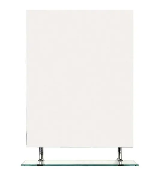 Sapho Wega - Zrcadlo 70x80 cm, s policí 60092-7