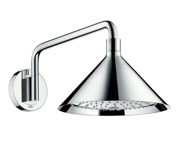 Axor Sprchový program - Horní sprcha 240 2jet se sprchovým ramenem a designem Front, chrom 26021000