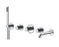 Paffoni Modular Box - Termostatická baterie pod omítku, pro 2 spotřebiče, chrom MDE001CR