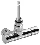 Sapho Mono One - Připojovací sada ventilů, středové připojení 50 mm, chrom CP2052S