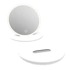kielle Idolio - Kosmetické cestovní zrcátko s LED osvětlením, bílá 50324030