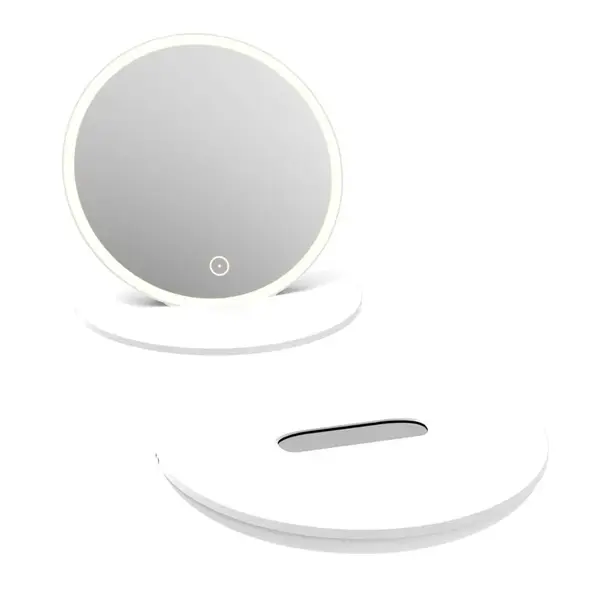 kielle Idolio - Kosmetické cestovní zrcátko s LED osvětlením, bílá 50324030