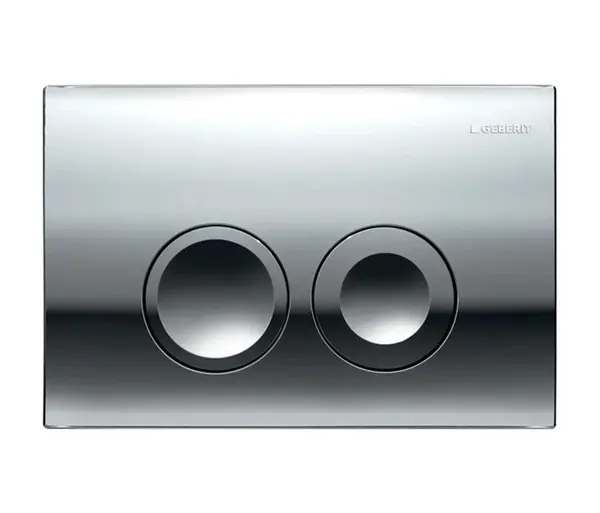 Geberit Delta25 - Ovládací tlačítko splachování, lesklý chrom 115.125.21.5
