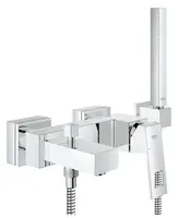 Grohe Eurocube - Vanová baterie s příslušenstvím, chrom 23141000