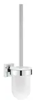 Grohe QuickFix Start Cube - WC štětka nástěnná s držákem, sklo/chrom 40977000