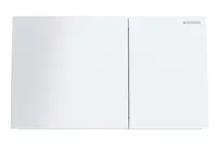 Geberit Sigma70 - Ovládání splachování, sklo/bílá 115.622.SI.1