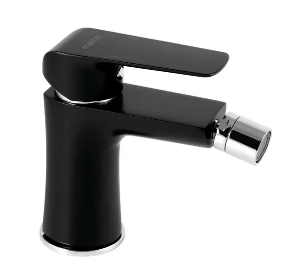 Novaservis Nobless Tina - Bidetová baterie s výpustí, černá matná 38011,5