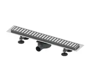 Tece Linus - Sprchový žlab 70 cm, s roštem, kartáčovaná ocel 15100079