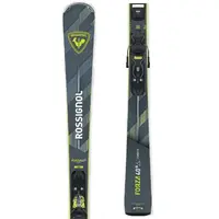 Rossignol FORZA 40' CA XPRESS + XPRESS 11 GW Unisex sjezdové lyže, tmavě šedá, velikost