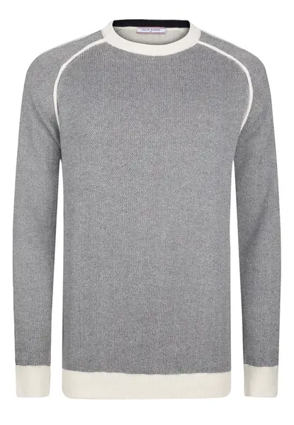 Felix Hardy Sveter  nebielená / tmavosivá