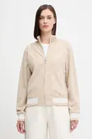 Mikina Guess PAULINA dámská, béžová barva, vzorovaná, V5BQ01 K1902