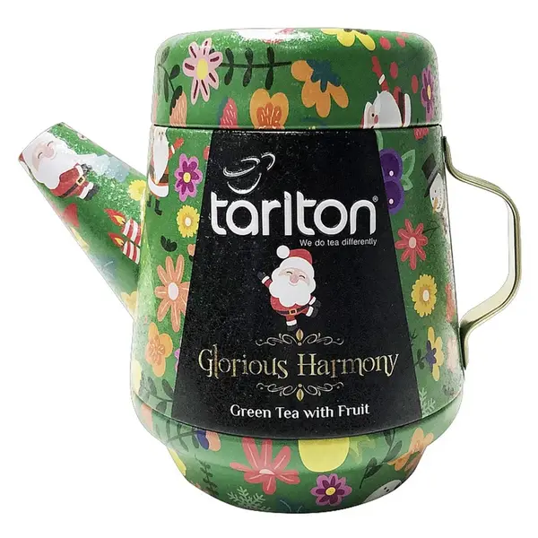 TARLTON Tea pot Glorious harmony zelený sypaný čaj v plechové konvici 100 g