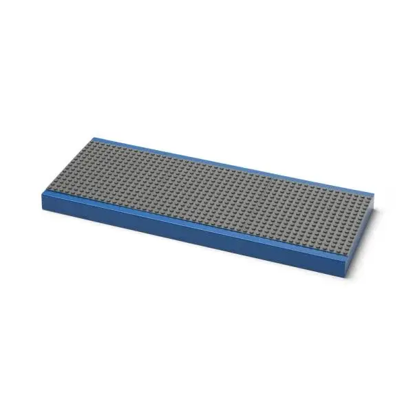 LEGO Polička na vystavení stavebnic - modrá