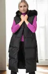 Z8744 DEWBERRY WOMEN'S VEST-BLACK